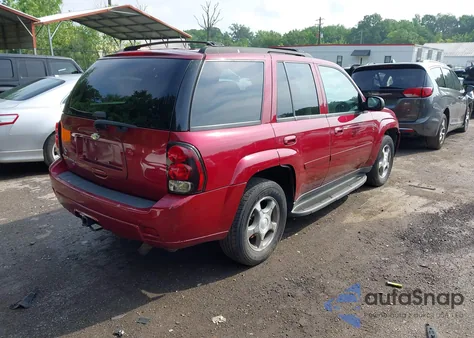 2008 Chevrolet Trailblazer Lt из США, поврежденный, VIN 1GNDT13S782180533